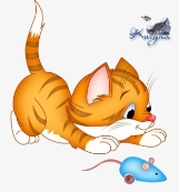 кошка и мышь | Кошки, Кот, Рисунки животных